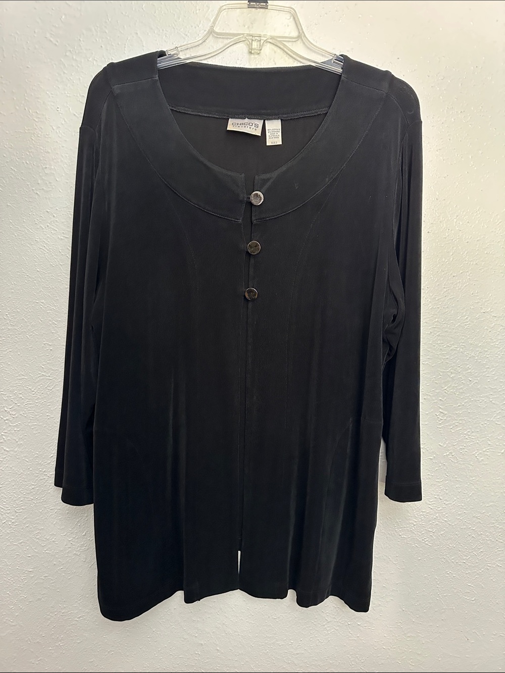 Chico’s Travelers Long Sleeve Cardigan Jacket